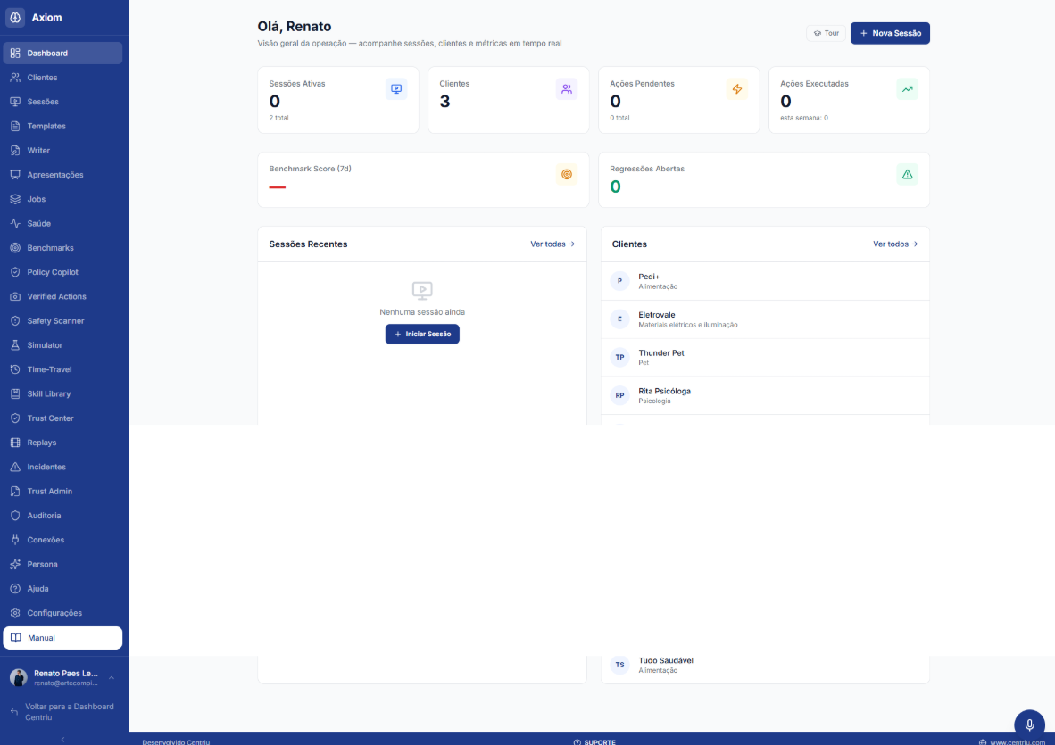 Centriu Axiom — intelligent copilot with voice, vision and generative AI